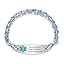 stainless chain _ blue