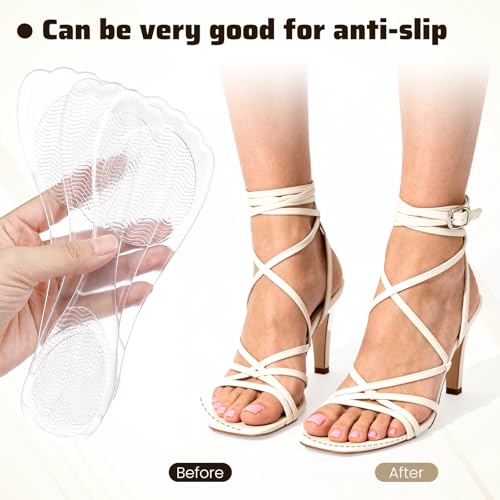2 pares de plantillas de gel para zapatos de mujer miniatura 6