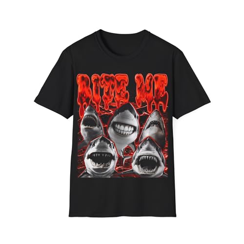 T-shirt requin Bite Me pour afficher son amour de l'océan
