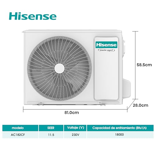 Lista de Inverter Minisplit comprados en linea. 15 Inverter Minisplit marca Hisense (3)