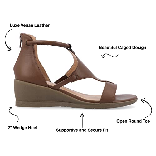 Image of Journee Collection Women's Trayle Wedge Sandals