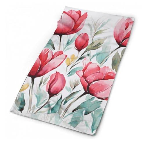 Flower Face Mask para clima frío Pañuelo para cuello cortaviento para hombres y mujeres Balaclava elástica para motocicleta ciclismo esquí miniatura 1