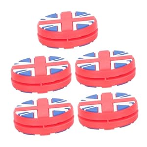 TOYANDONA 5 Stück Tennis Vibrationsdämpfer Union Jack