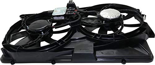 Evan Fischer Radiator Dual Cooling Fan Assembly Compatible With 2009 Ford Flex 3.5L Engine Fo3115192 #TOP3