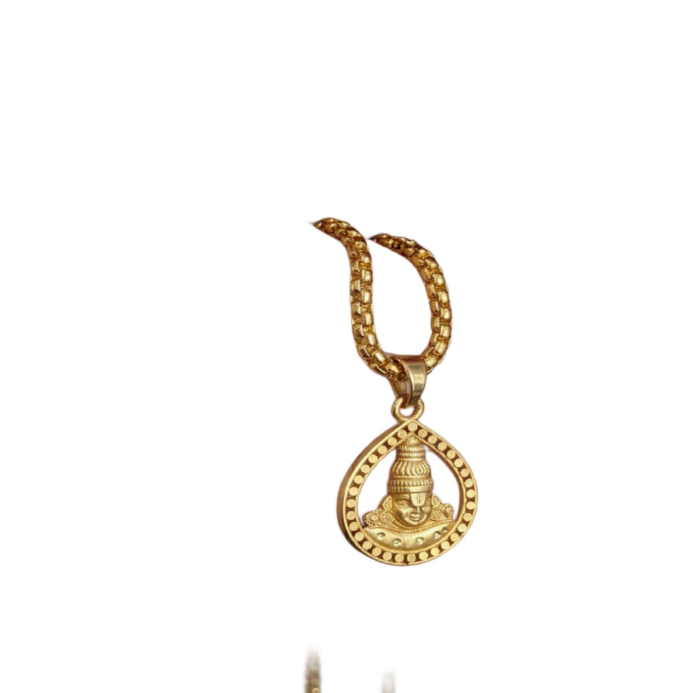 Tirupati Balaji Ji Pendant Necklace – Spiritual Blessings Locket for Everyday Wear-image-11
