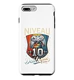 iphone 7 deblocage icloud Installation facile Debloqué Garçon Joueur Games Video Level 10 Coque pour iPhone 7 Plus/8 Plus