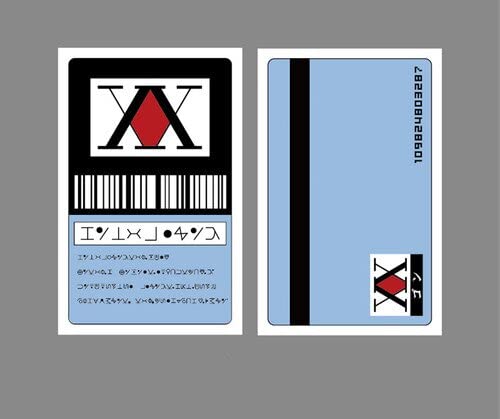 Akstorez Hunter X Hunter License Card 3x4 Inch for Laptop Window