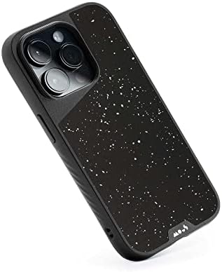 MOUS - Case for iPhone 14 Pro Max - Speckled Black Fabric - Limitless 5.0 - iPhone 14 Pro Max Case MagSafe Compatible - iPhone 14 Pro Max Phone Case Shockproof