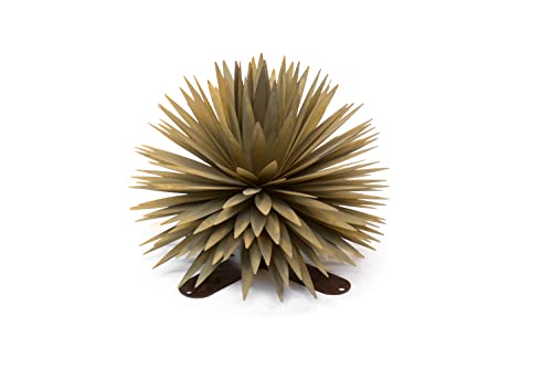 Desert Steel Yucca - Indoor/Outdoor Metal Yard Art & Yard Decor, All Weather - Small (10" W x 8" H)
