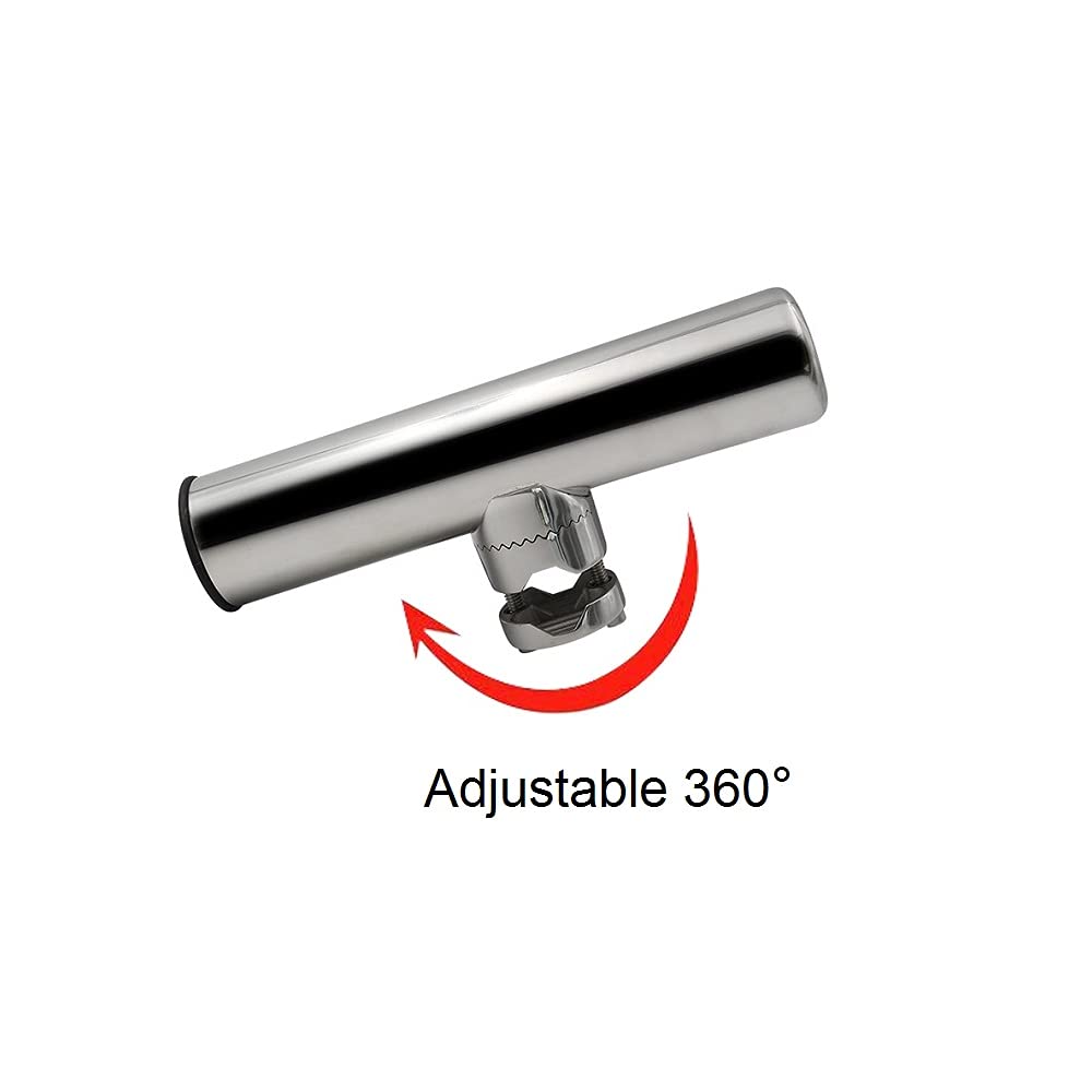Rutenhalter Boot 1 STÜCKE Angelrute Pole Halter Edelstahl 316 Marine Yacht Hochglanzpoliert Hardware Stangenhalter for Boote