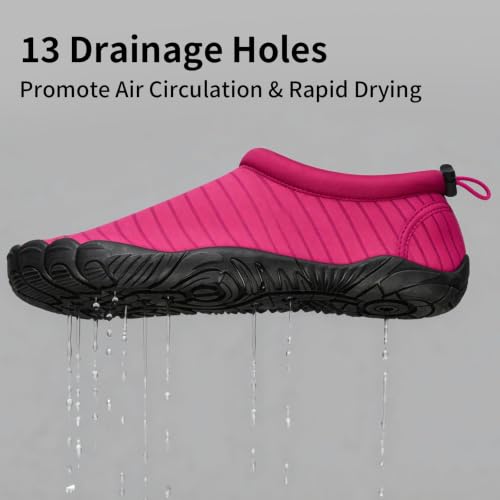 Image of Mishansha Womens Barefoot Water Shoes Wide Toe Box Swim Shoes Quick Dry Non Slip