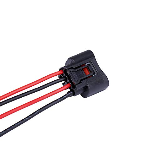 Ignition Coil Female Connector Plug Harness Pigtail (4Pcs),Fits For Toyota Lexus Pontiac Scion Chevrolet,Replaces# 90980-11885 645-940,Vehicles:camry Corolla Highlander Matrix Rav4 Solara Prizm #TOP4