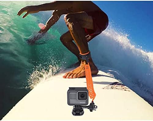 Action Camera Non-Slip Handler Floating Hand Grip Holder Mount w/Steel-cored Safety Strap for GoPro Insta360 Akaso Underwater Camcorder Scuba Diving Snorkeling Surfing Rafting Kayaking Selfie Stick