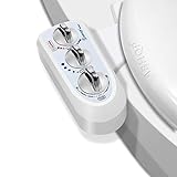 ABHQP Hot and Cold Water Bidet - Dual Nozzle (Male & Female) - Non-Electric Mechanical Bidet Toilet...
