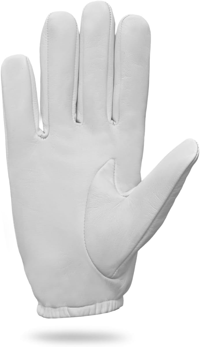 Men’s Genuine Leather Police Driving Gloves Soft Unlined Gloves for Men,Security Guard, Motorcycle & Cold Weather