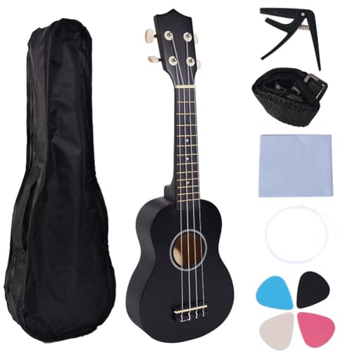 Grannerton G 21インチ ミニ ウクレレ、初心者向けエントリーレベル、4弦小型ギター、子供用楽器