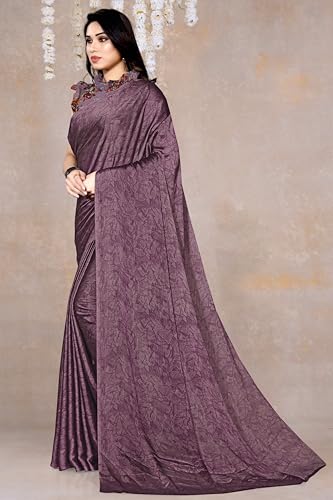 Image of MIRCHI FASHION Women Saree | Chiffon Batik Printed Breathable Regular Use Sari with Blouse
