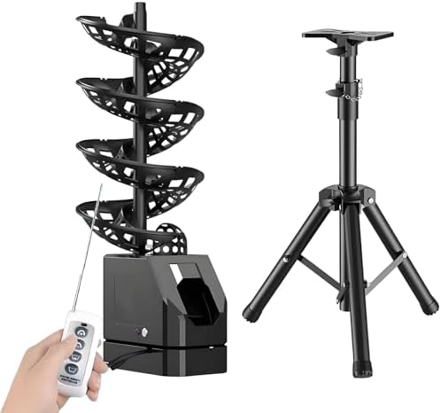 Smart Tennis Ball Machine with Random Serve, Automatic Throwing Machine Trainer/Thrower/Equipment for Daily Practice,w/Cordless Control