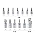 Renekton Torx Star Bit Socket Set,1/2