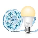 PROGRAMACIÓN Y TEMPORIZADOR - Configura en la aplicación tapo para crear sus efectos de luz favoritos ajustando los colores a su gusto y que se puede guardar; También puede configurar múltiples horarios de acuerdo con sus necesidades que se pueden repetir diariamente o semanalmente