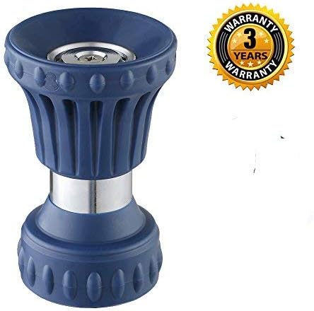 SOMMERLAND A3006R Heavy Duty Fire Hose Nozzle Fireman Nozzle Garden Hose Nozzle Sprayer Shower Wand Water Nozzle