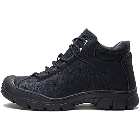FYPmask Labor insurance shoes High-top Casual Suede Leather Breathable Sneakers Cover