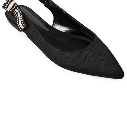 CYNLLIO Ballet Flats for Women Pointed Toe Mary Janes Flats Pointed Toe Slingback Ballerina Flats Comfy Casual Work Office Party Dress Shoes for Women Dressy4