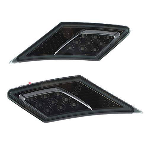 Feux de clignotants latéraux à LED pour GT86 et BRZ 13-20 avec lentille fumée Qiilu