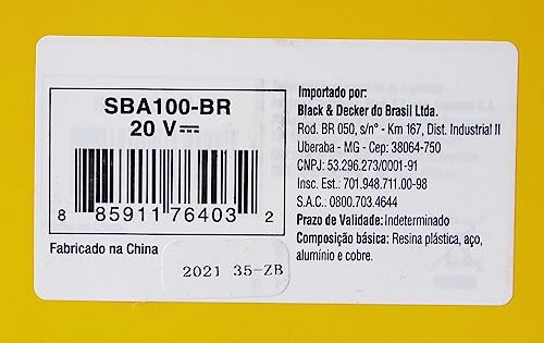 STANLEY Adaptador de Bateria Sistema 20V SBA100