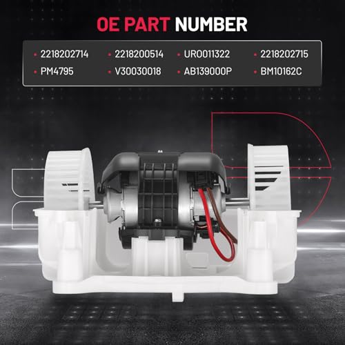 Image of BDFHYK AC Heater Blower Motor Fan PM4795 Compatible with Mercedes-Benz CL550 CL600 CL63 AMG CL65 AMG S350 S400 S550 S600 S63 AMG S65 AMG,HVAC Blower Motor Assembly Replacement for 2218202714