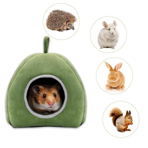 Meerschweinchen Bett, Meerschweinchen Haus, Kuschelhöhle für Hamster, Kuschelig Winter Kaninchen Haus, Gemütliches Kleintierbetten für Hamster Kaninchen Igel Chinchilla Bartagamen und Frettchen