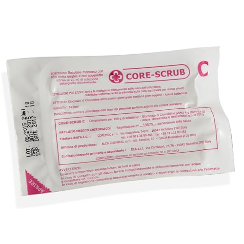 GIMA 36573 Handschrubb-Set mit Chlorhexidin, 30 Stück