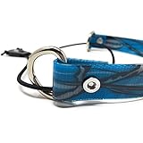 Sparky Pet Co - ECollar 交換用ストラップ - バンジードッグカラー - 防水 - 調節可能 - 安全なNexusホイールロック - 電子トレーニング&インビジブルフェンスシステム用 - 3/4インチ (ブルー迷彩)