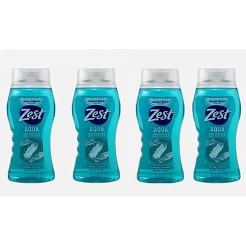Zest Aqua Body Wash, 18 Oz (Pack Of 4) Cover