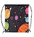 Outer Space Party Supplies 10 Pack Draw String Solar System Backpacks Birthday Treat Bags Galaxy