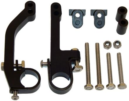 PowerMadd 34250 Star Series/Trail Star Handguard Mount Kit - Snowmobile, Black