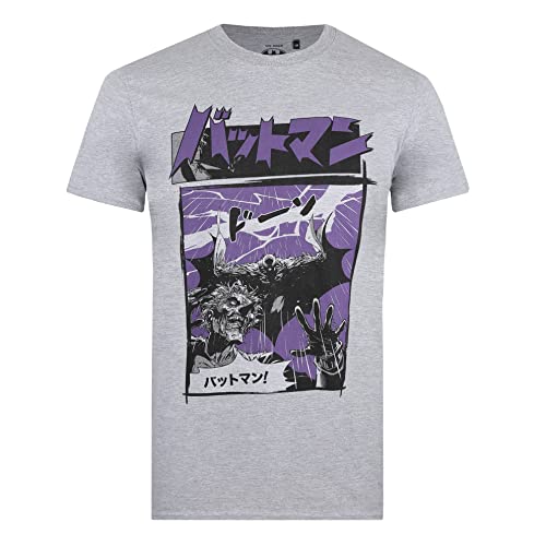 Grey Marl XLG Men's Cotton Soul DC Comics Japan Heroes T-Shirt