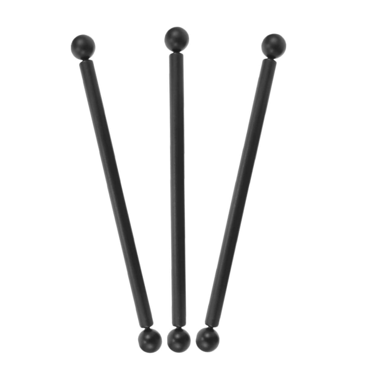 TOBBOMEY Durable Lamp Post Cross Arm Bracket 3-Piece Flag Holder Ladder Rest for Yard and Garden Aluminum Alloy