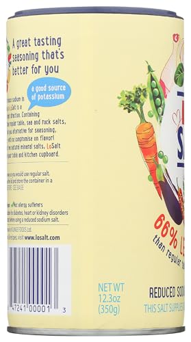 Image of Losalt, Salt Iodized Reduced Sodium, 12.3 Ounce