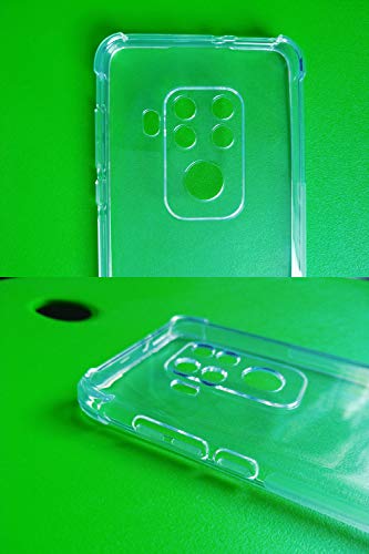 USTIYA Case for Motorola One Zoom Clear TPU Four Corners Protective Cover Transparent Soft funda - image 4