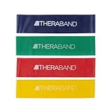 THERABAND Resistance Band Loop Set, Pack of 4, 12