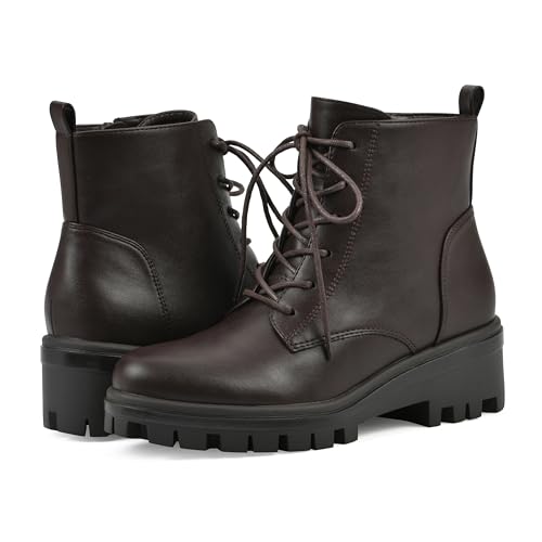 WHITE MOUNTAIN Women's Tappy Lug Sole Combat Boot2