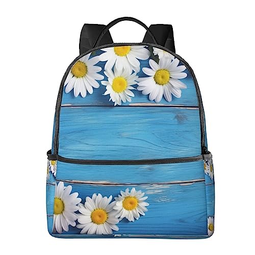 Sac à dos imprimé marguerite bleu BAFAFA noir taille unique multi-usage