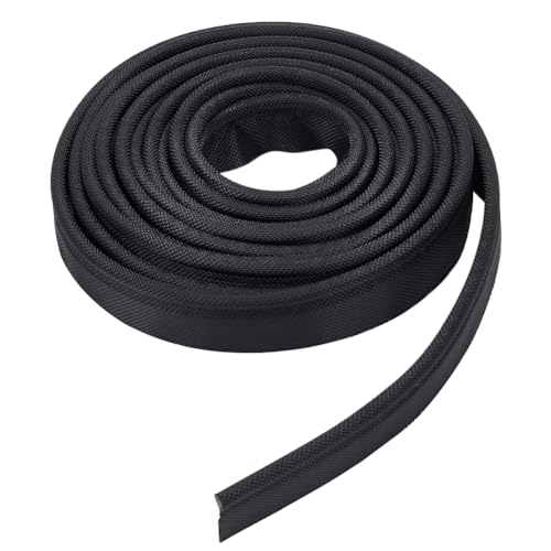 BENECREAT 5m/5.4 Yards Schwarz Markise Schiene einfügen, 31mm Doppelte Klappe Markise Zelt Rohrleitungen einfügen für Rv, Awnig, Tarps, Camping Zelt Zubehör BENECREAT 5m/5.4 Yards Schwarz Markise Schiene einfügen, 31mm Doppelte Klappe Markise Zelt Rohrleitungen einfügen für Rv, Awnig, Tarps, Camping Zelt Zubehör