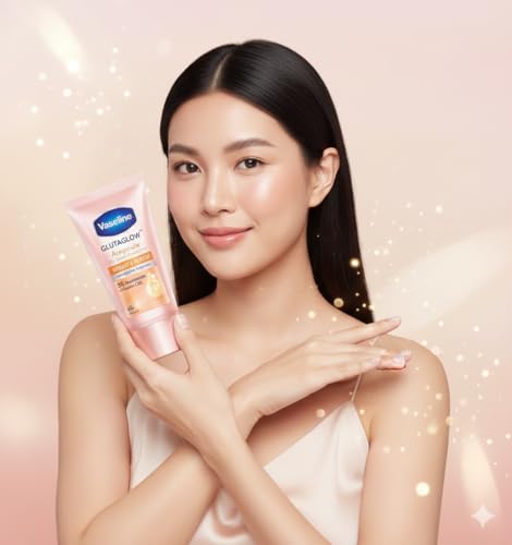 Image of Vaseline Dry Serum GlutaGlow Ampoule Deodorant 45ml - Fast-Drying Underarm Serum with Glutathione, Collagen & Vitamin C /E - 48-Hour Odor & Sweat Protection, Brightening & Smooth Skin, Paraben & Alcohol-Free