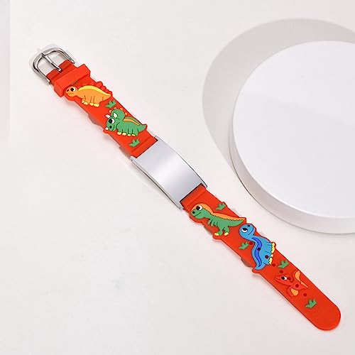 MEALGUET Personalized Kids Safety ID Bracelet