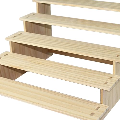 Vaveren Suporte de exibição de madeira, rack de joias, decoração, luminárias colecionáveis, exposito