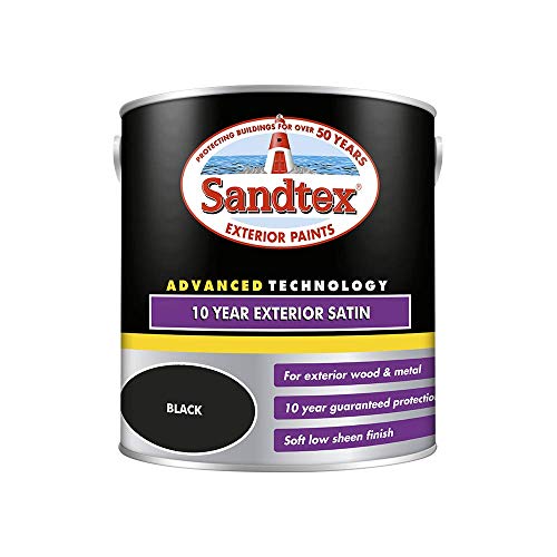 Sandtex 10 Year Exterior Satin 2.5lt Black