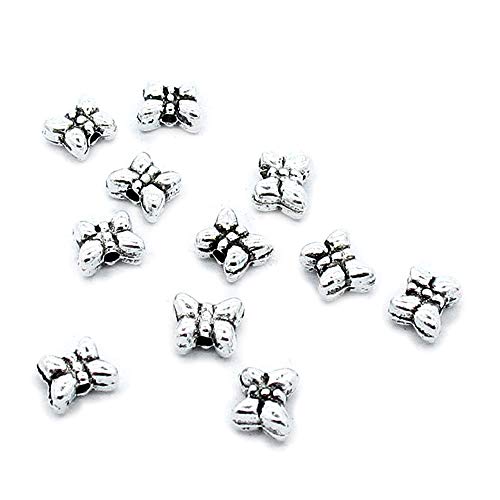 Papillon en vrac breloques argent antique anti-ternissement R1DP5N bijoux