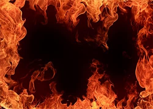 Amazon.com : BELECO 10x6.5ft Fabric Fire Backdrop for Party Photoshoot ...